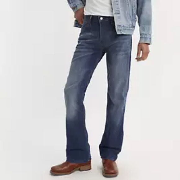 Levi’s 527™ Slim Bootcut Men’s Jeans Dark Wash 38 X 30 - Picture 4 of 16